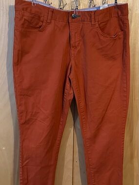 Tommy Hilfiger Woman’s Rust Orange Slim Pants Size 12